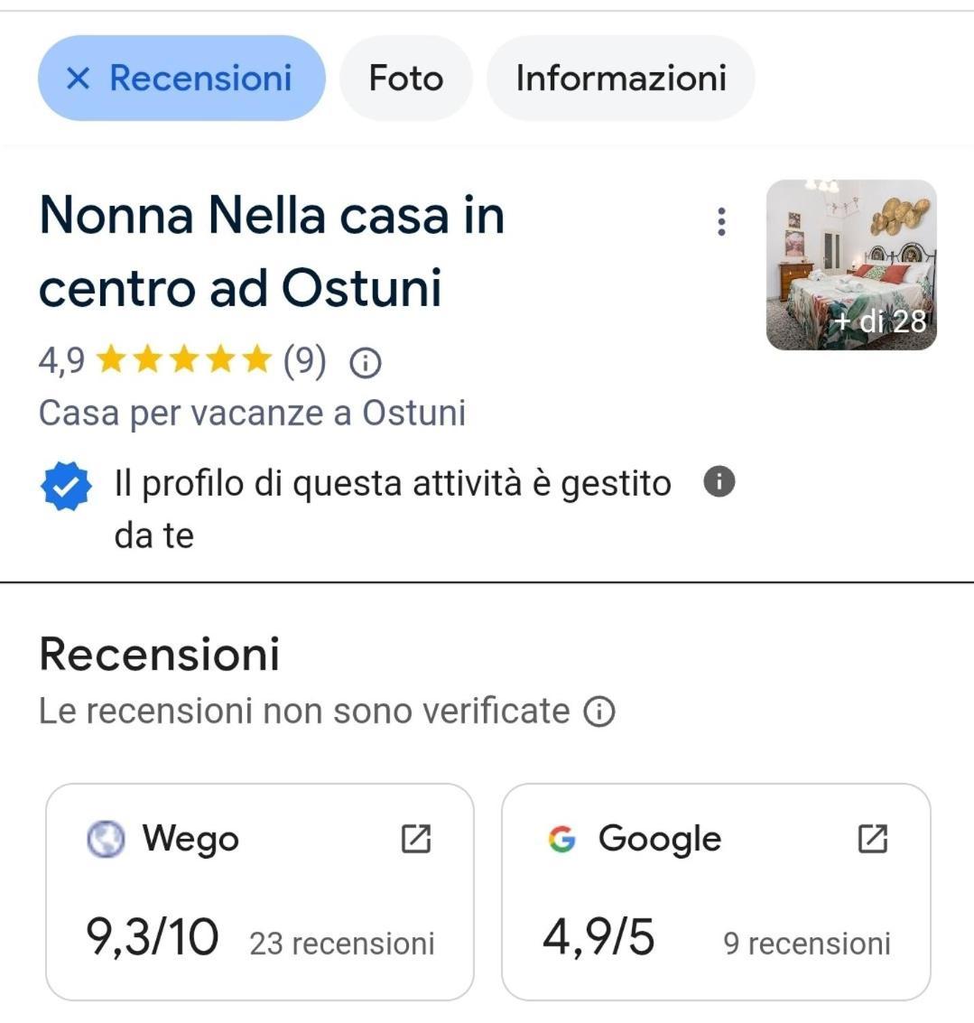 Nonna Nella Casa In Centro Apartment Ostuni Luaran gambar